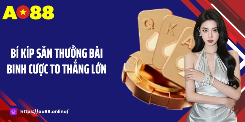 Bí kíp săn thưởng bài binh cược to thắng lớn